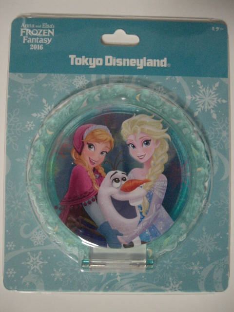 ヤフオク ディズニーリゾート ミラー 鏡 アナと雪の女王