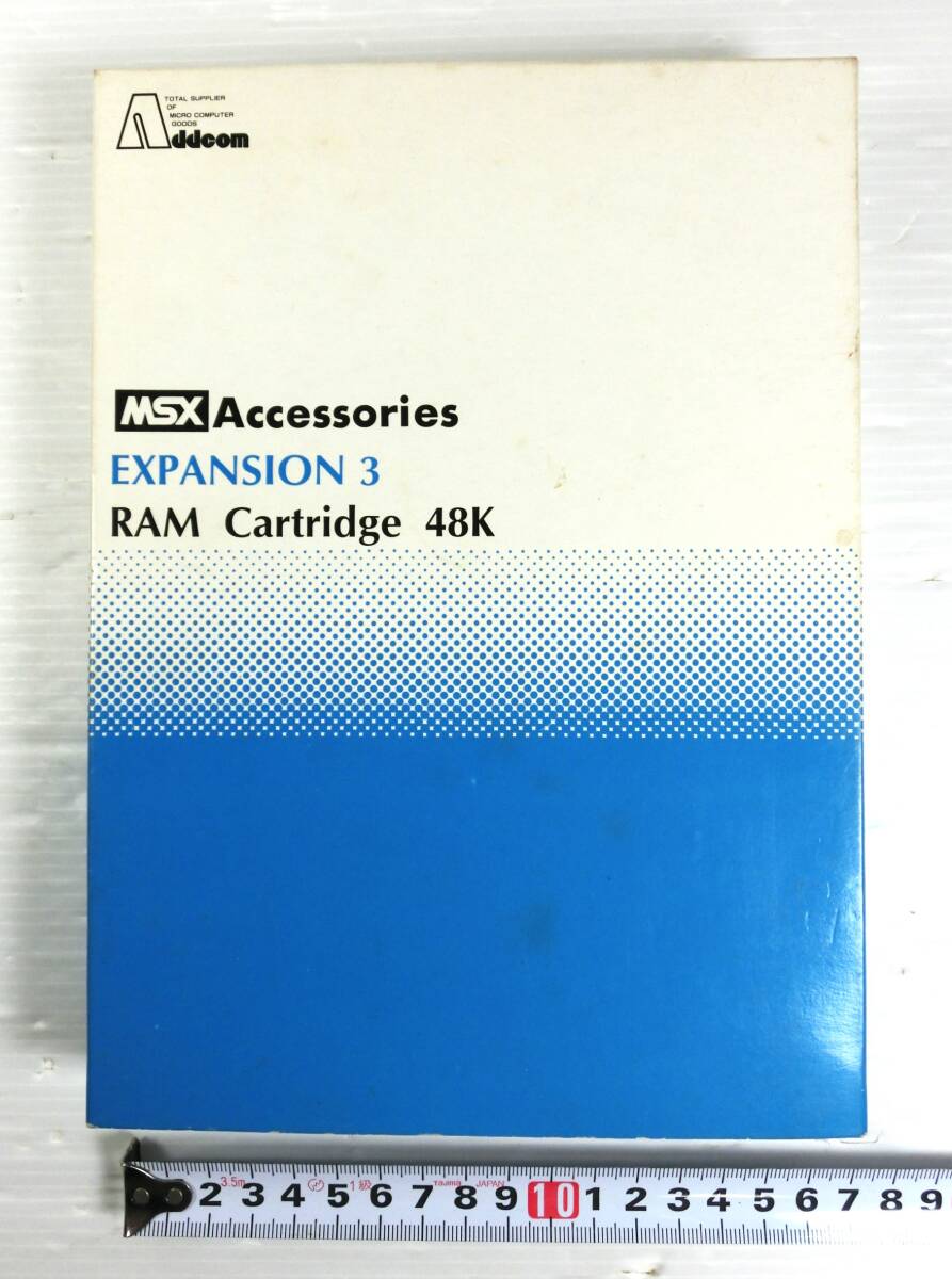 n617 ☆ 中古【動作未確認】MSX Accessories EXPANSION 3 RAM カートリッジ 48K 詳細不明 ゲームソフト ジャンク現状扱い ☆の画像1