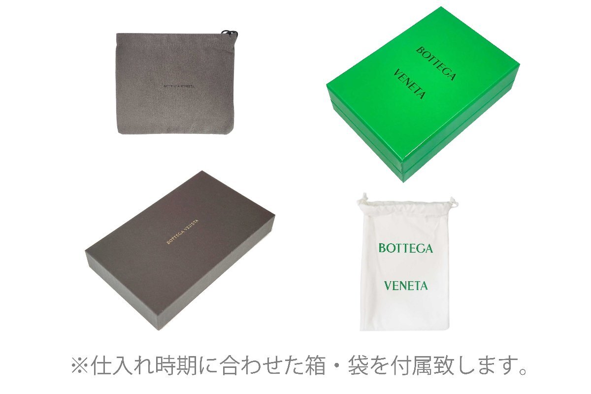 J947.. BOTTEGA VENETA ボッテガ ヴェネタ 長財布 ウォレット イントレチャート アラウンドジップ イタリア製 ★ 8803 ブラック_画像10