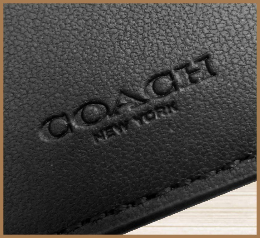 【国内正規品】76%OFF◆コーチCOACH◆日本限定◆マネークリップジップウォレット◆定価44,000円◆アウトレット◆シグネチャー二つ折り財布