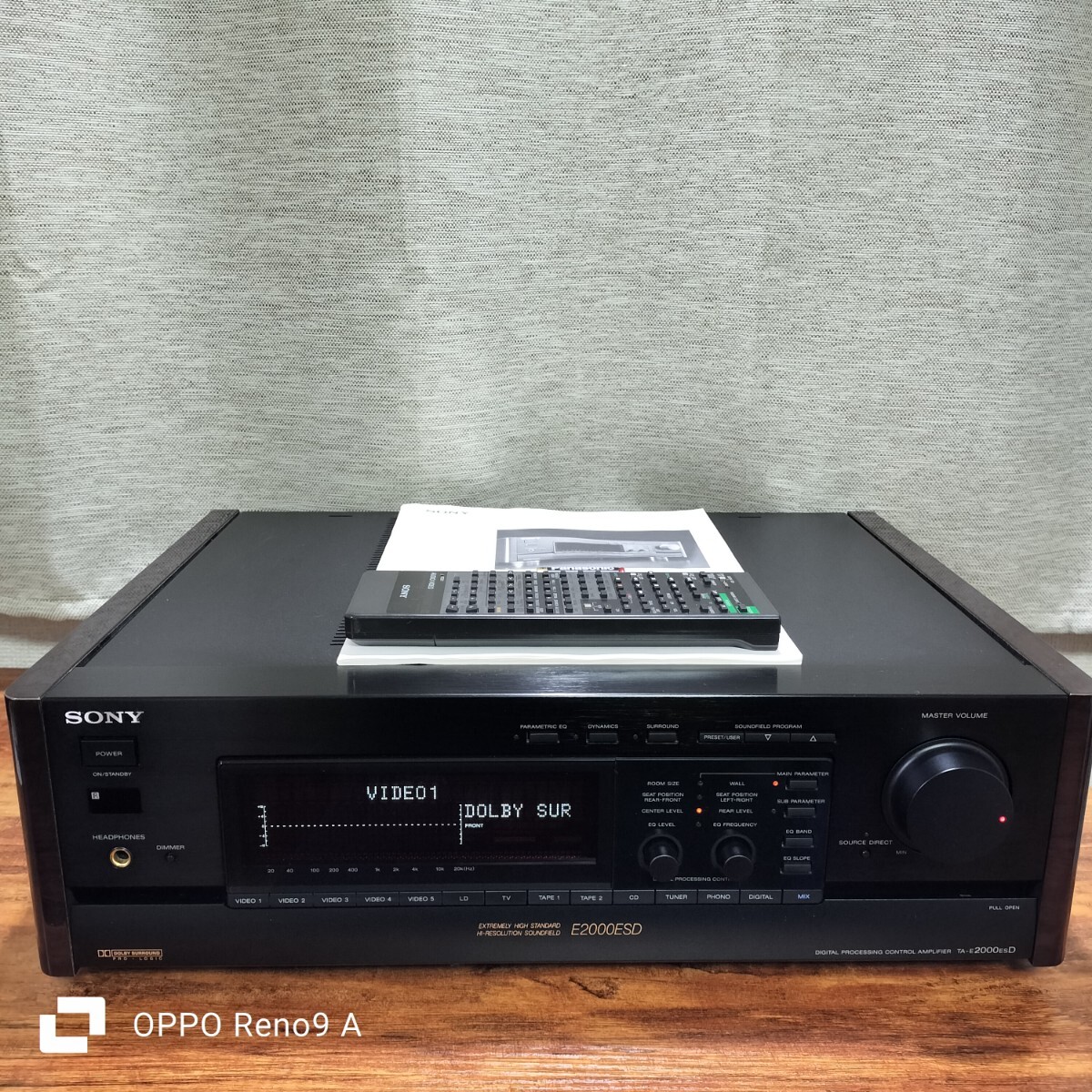 【美品】【リモコン・説明書付】SONY AVコントロールアンプ TA-E2000ESD_画像1