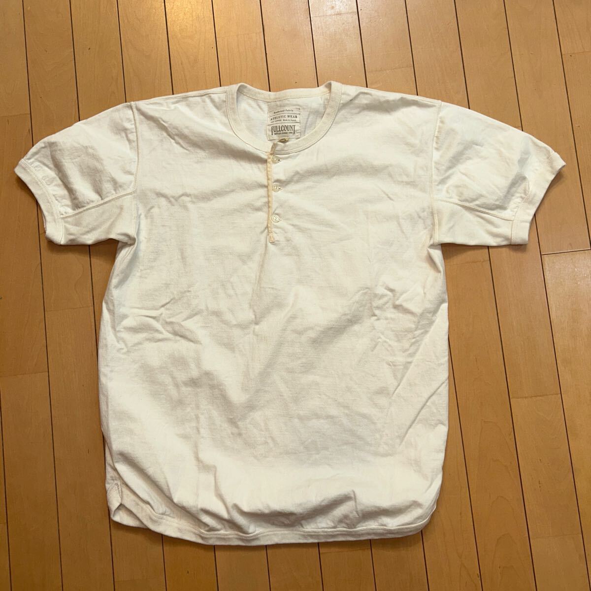 FULLCOUNT フルカウント 5222H Flatseam Heavy Weight Henley T-Shirt ヘンリーネックTシャツの画像1
