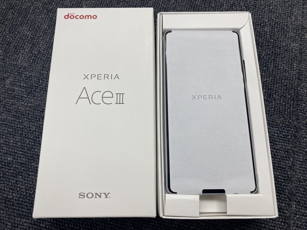 ☆新品未使用品☆《送料無料》XPERIA(エクスペリア)◆Ace III SO-53C　③ 新品　未使用　SIMフリー　グレー_画像1