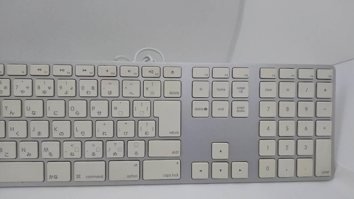 ●キーボード apple A1243/マウスA1152  【動作OK】の画像3