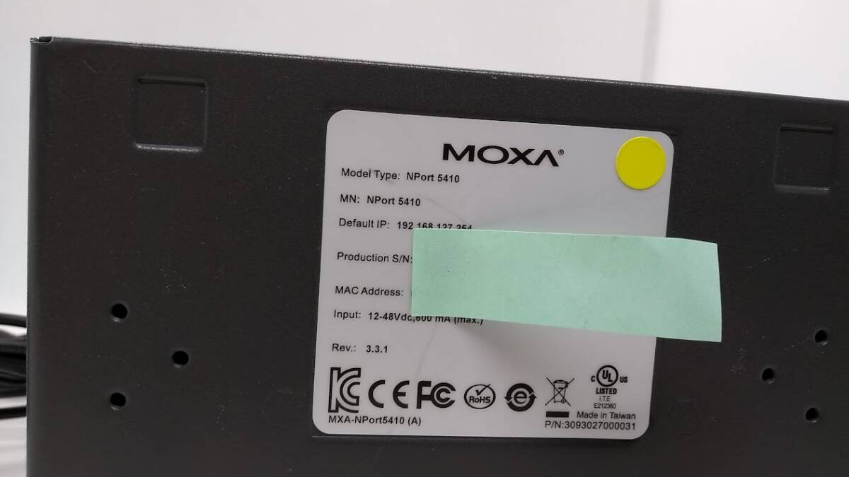 ●MOXA モデル NPort5410 ネットワーク シリアルデバイスサーバ の画像6