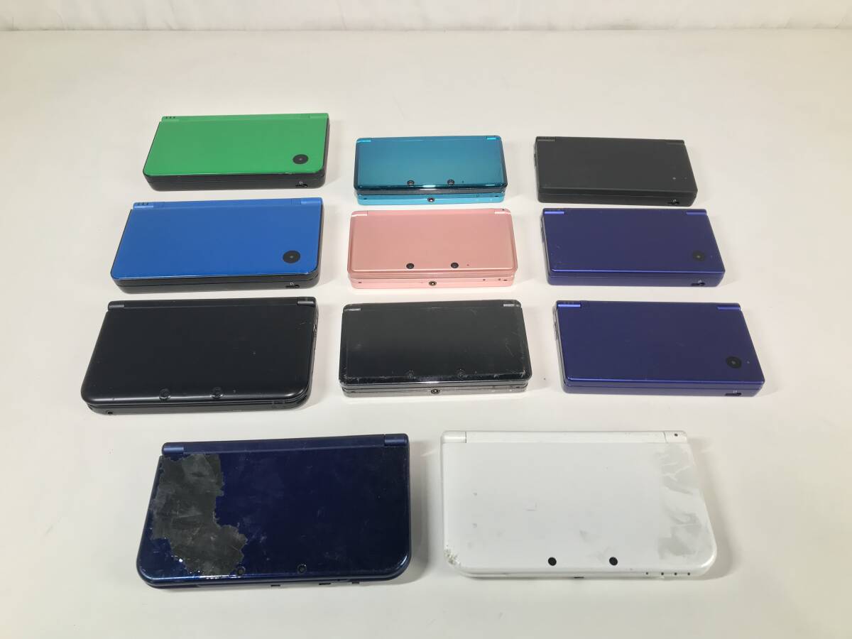 ▼ニンテンドーDS！現状品！ニンテンドー Nintendo DSi、DSi LL、3DS、3DS LL、NEW 3DS LL まとめて11台セット！1円スタート！の画像1