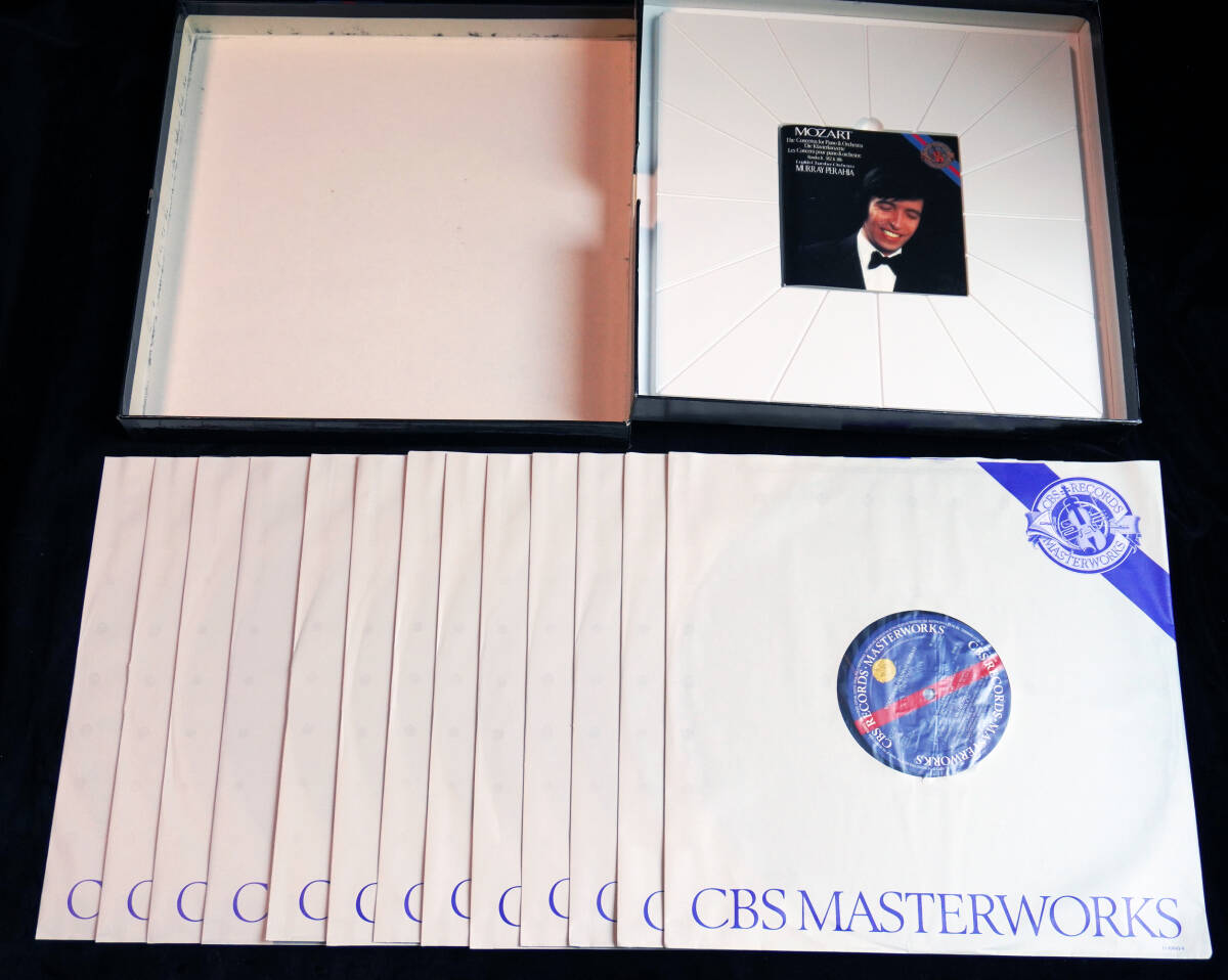 モーツァルト ピアノ協奏曲全集　ペライア 蘭CBS MASTERWORKS 13枚組箱_画像5