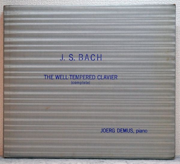 バッハ 平均律クラヴィーア曲全集 デームス 米ウェストミンスター 5LP 豪華アルバムの画像1
