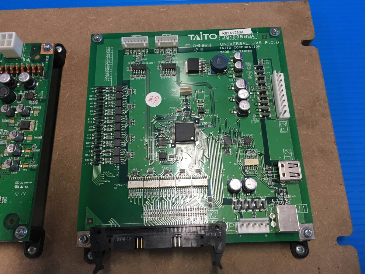 中古 アーケード　タイトー　TAITO　激投伝説ブロックキング　IO基板　K91X1220A　K91X1236A PCB_画像4