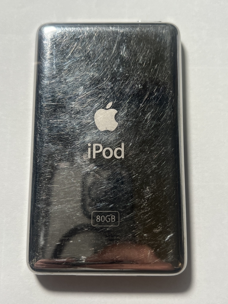 ★☆【ジャンク品】Apple iPod classic A1238 (第6世代) 80GB シルバー MB029J☆★_画像2