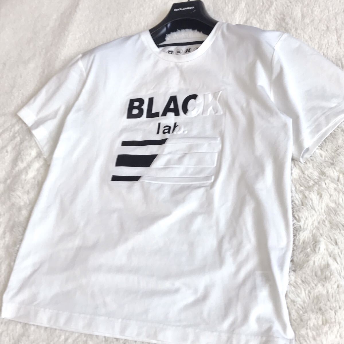 極美品 BLACK LABEL CRESTBRIDGE 半袖Tシャツ 立体ロゴ ブラックレーベルクレストブリッジ_画像4