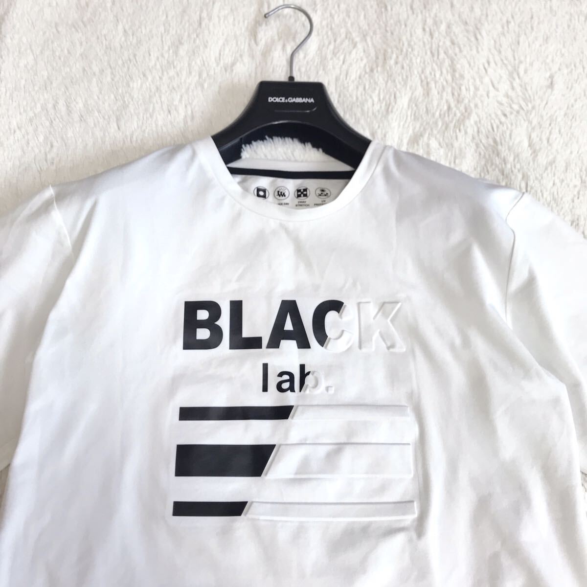 極美品 BLACK LABEL CRESTBRIDGE 半袖Tシャツ 立体ロゴ ブラックレーベルクレストブリッジ_画像2