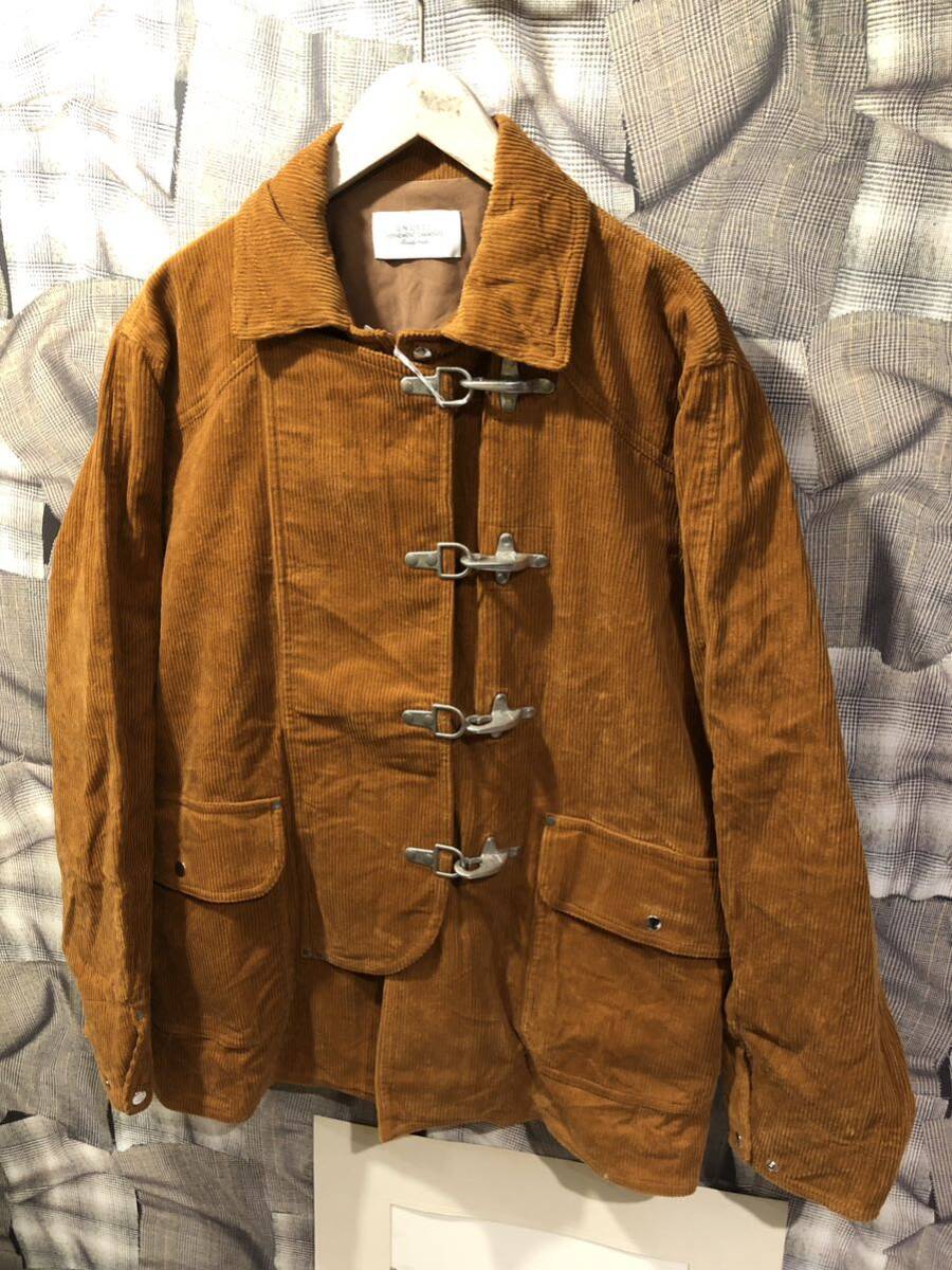 UNUSED fireman corduroy jacket ブラウン 1 UNUSED fireman corduroy jacket ブラウン 1