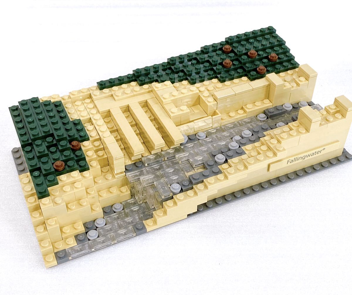 ★組立途中★ 廃盤 希少 LEGO レゴ 21005 アーキテクチャー Fallingwater 落水荘 カウフマンズ邸 組立図あります【パーツ有無未確認】の画像4