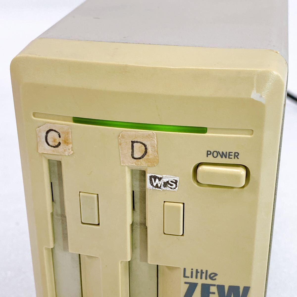 緑電子 外付けFDD Little ZFW 3.5インチ フロッピーディスクドライブ 2ベイ(おまけ：CA-51RR-010ピンケーブル/ACケーブル)【通電確認のみ】の画像2