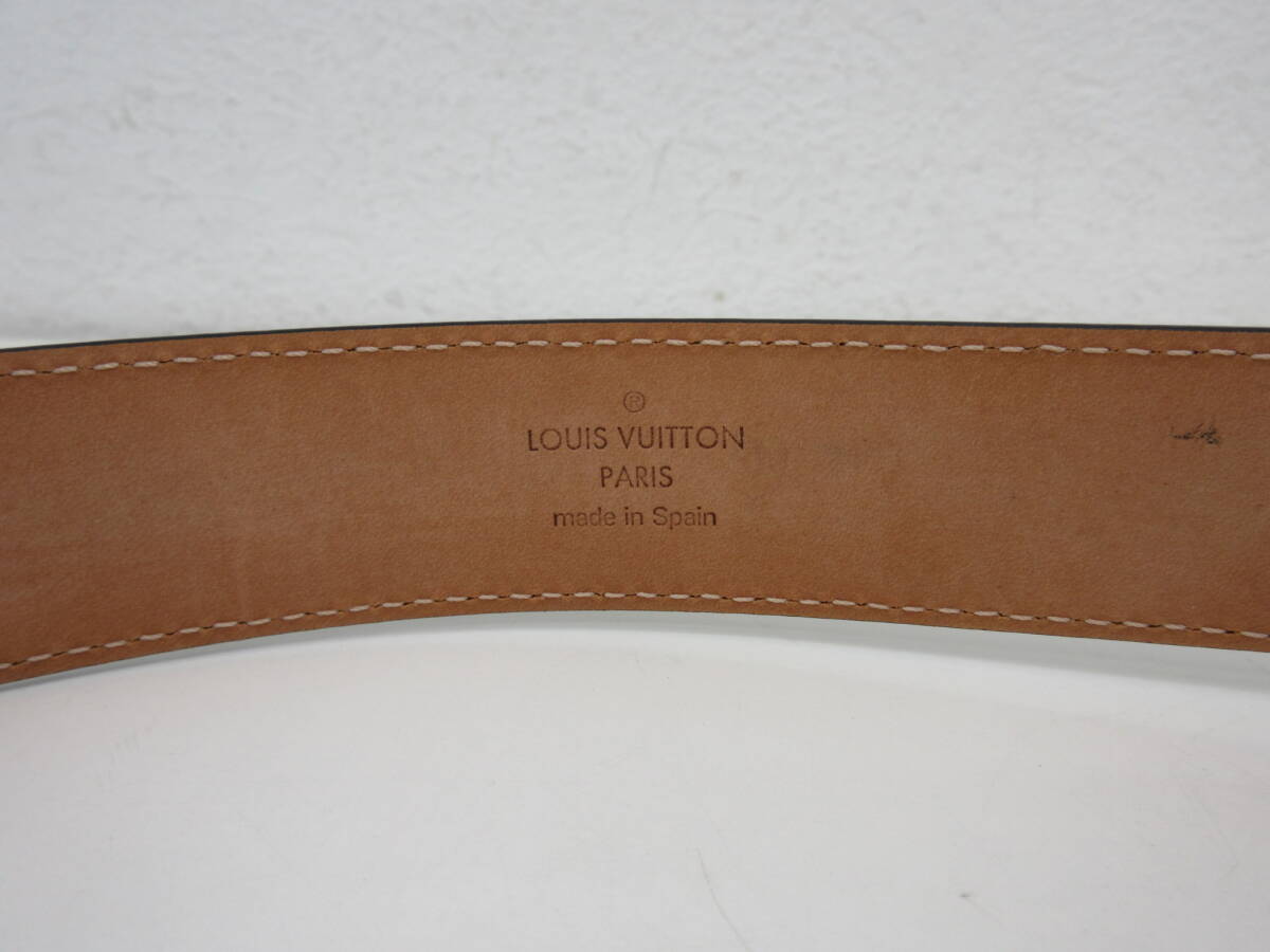 LOUIS VUITTON  ルイヴィトン M6833 エピ サンチュール クラシック ベルト 黒 ノワール サイズ 85/34 メンズ 保存袋付の画像6