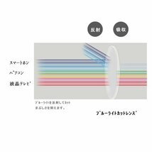 Aero Reader　(エアロリーダー)　GR-50 ブルーライトカット 跳ね上げリーディンググラス老眼鏡 男女兼用　便利なケース付き 定形外送料無料_画像5