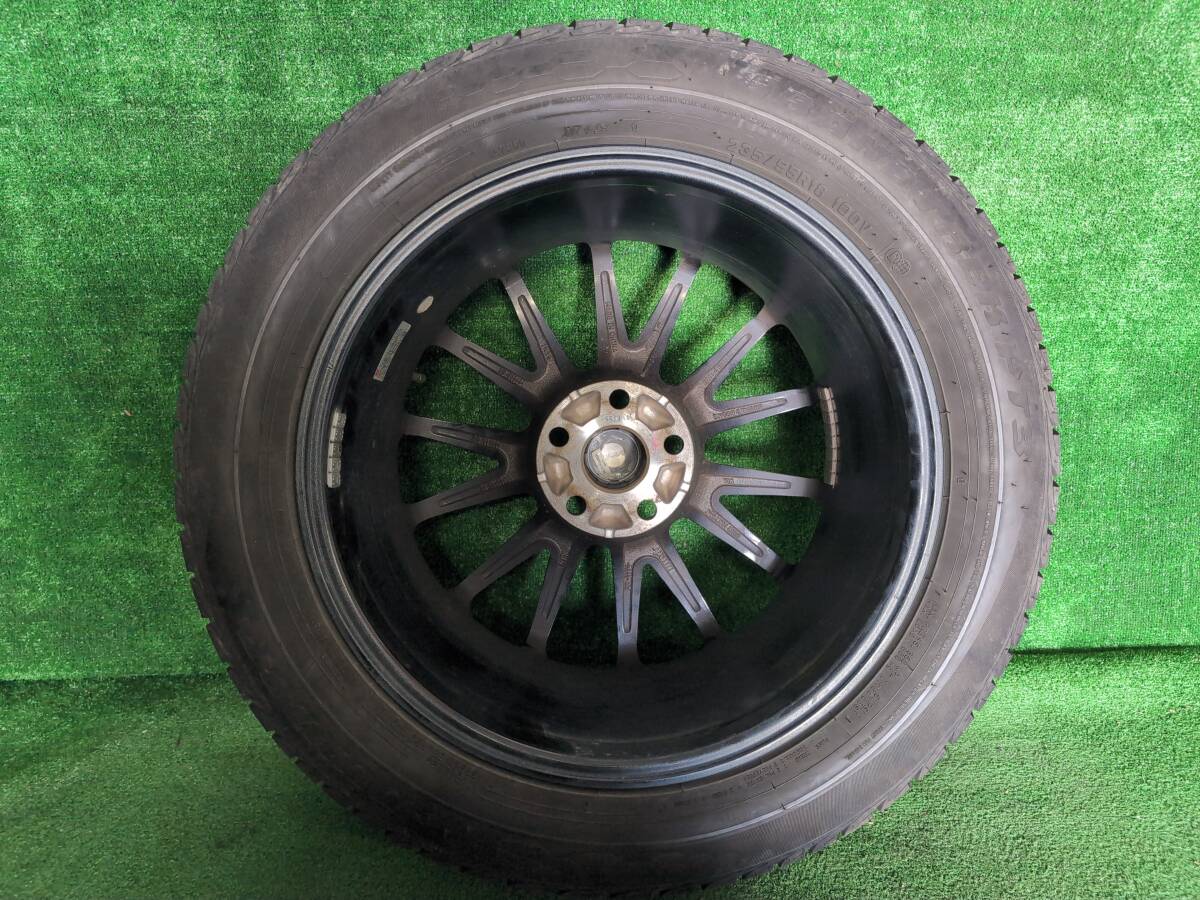 ヴァンガード等に weds VELVA SPORTZ 18x7.5 5穴 DUNLOP GRANDTREK 2022年製 売切!!の画像3