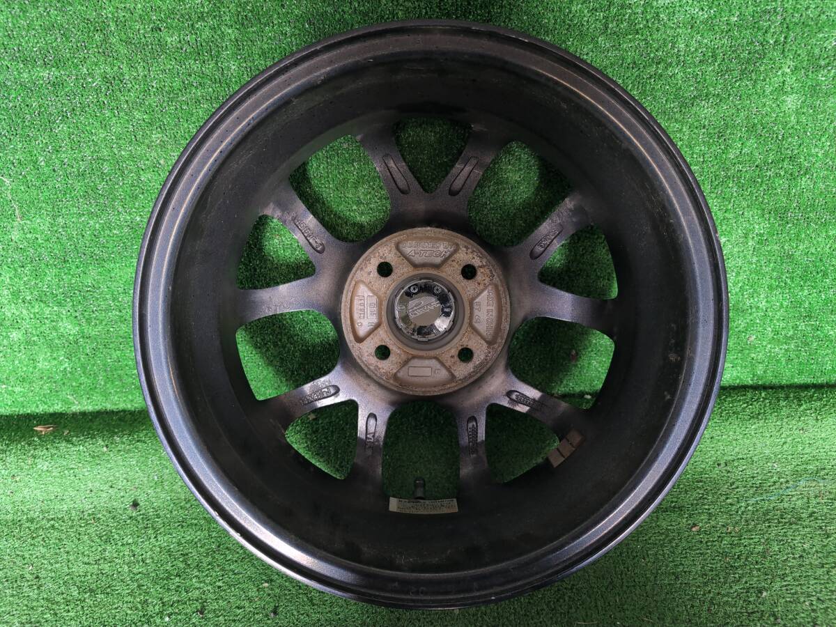 A-TECH SCHNEIDER 14x4.5 PCD100 4穴 ホイールのみ 売切!!の画像3