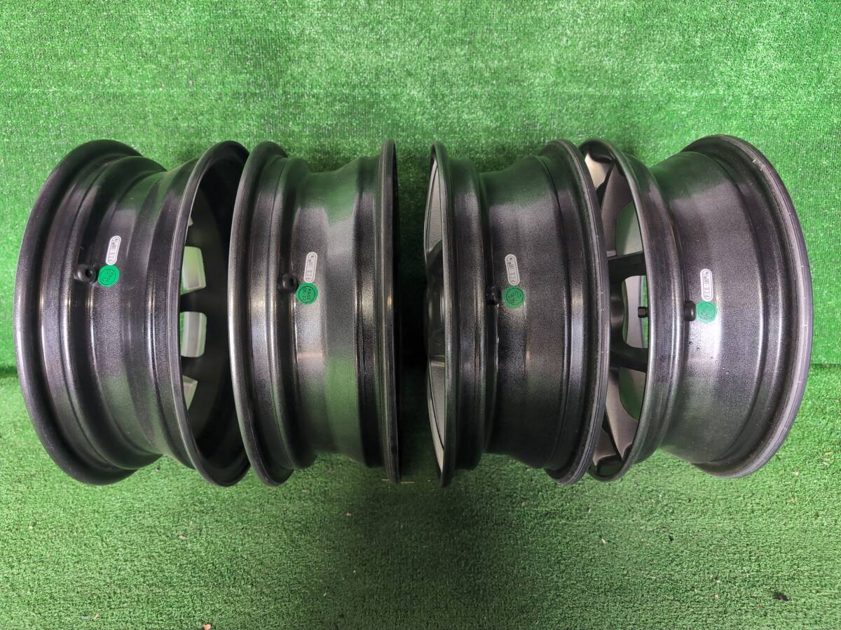 A-TECH SCHNEIDER 14x4.5 PCD100 4穴 ホイールのみ 売切!!の画像8