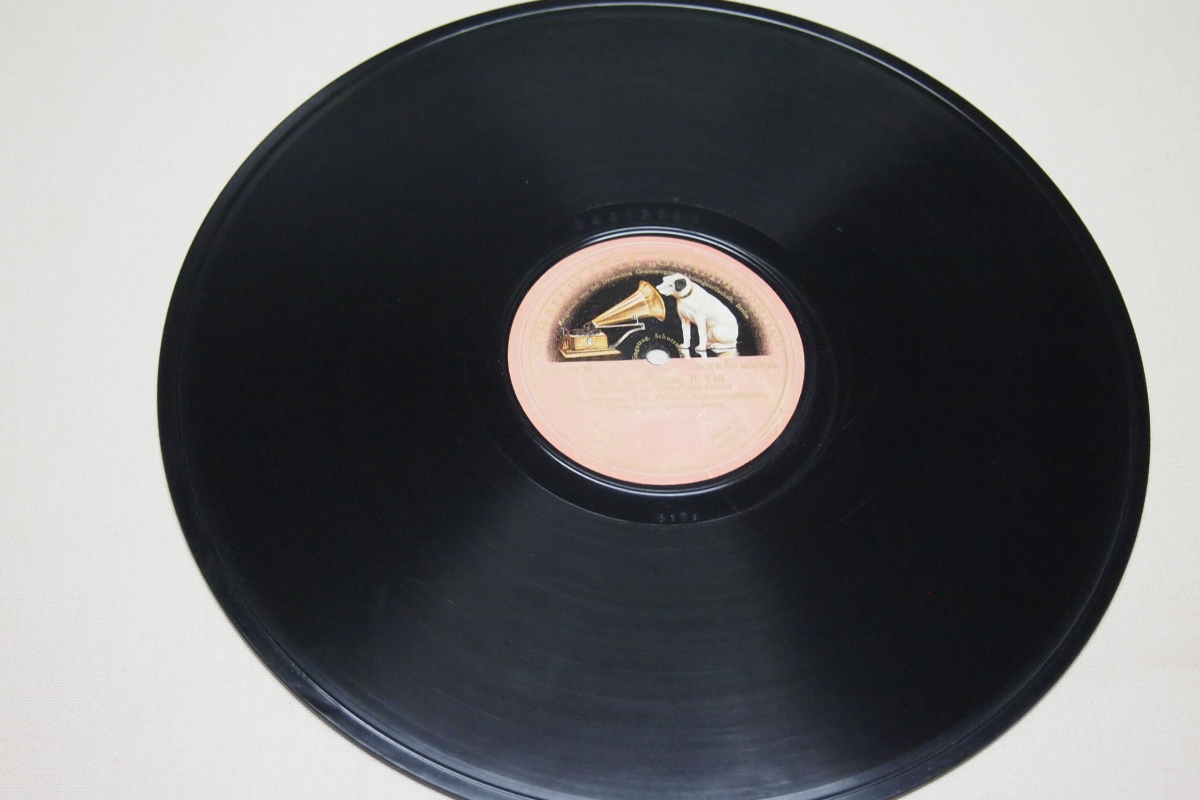 独SCHALLPLATTE ”GRAMOPHONE”12インチSP盤2枚組片面のみ フリーダ・ヘンペル(sop) ロッシーニ「セビリアの理髪師よりロシーナのアリア」の画像5