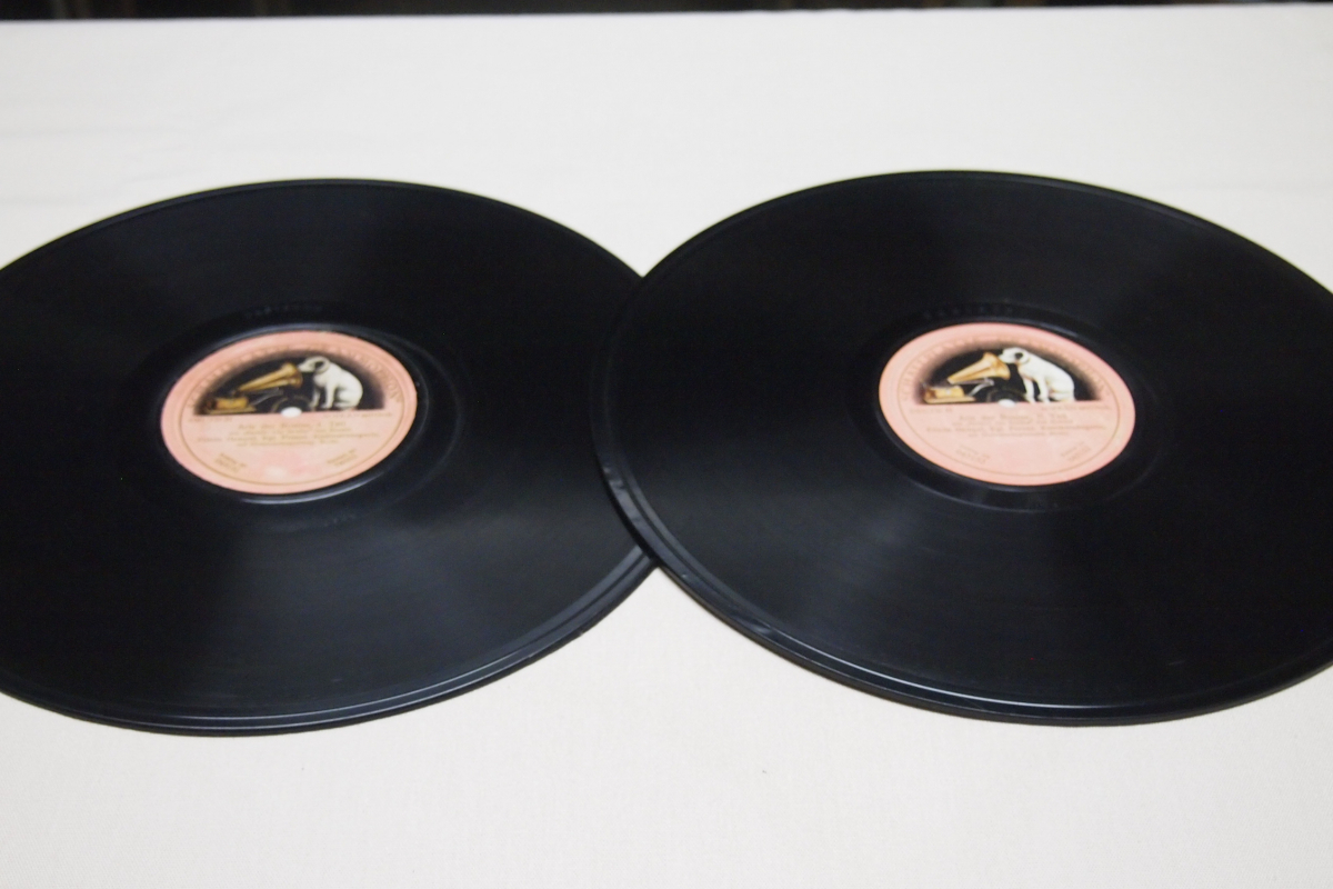 独SCHALLPLATTE ”GRAMOPHONE”12インチSP盤2枚組片面のみ フリーダ・ヘンペル(sop) ロッシーニ「セビリアの理髪師よりロシーナのアリア」の画像1