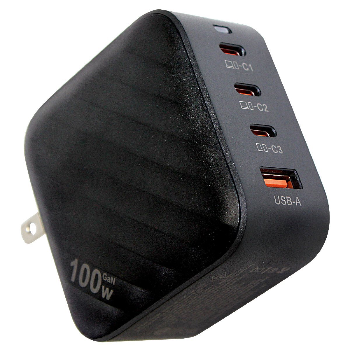 【ブラック】ITO-PD100W 充電器 急速充電 急速充電器 GaN 窒化ガリウム USB QC PD 100W 5A 4ポート ACアダプター PSE 1年保証 L1646の画像1