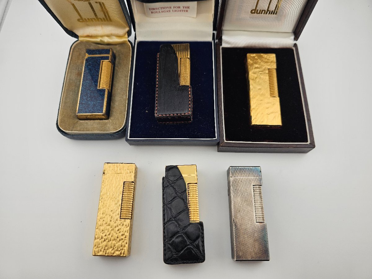 * BP * 1 jpy dunhill Dunhill lighter 6 pcs set summarize [ lighter ][ used ]