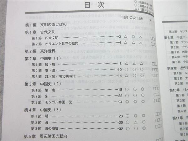 WG55-039 資格の大原 公務員試験 2023年合格目標 世界史 テキスト/実戦問題集 未使用品 計2冊 20 S4B_画像3