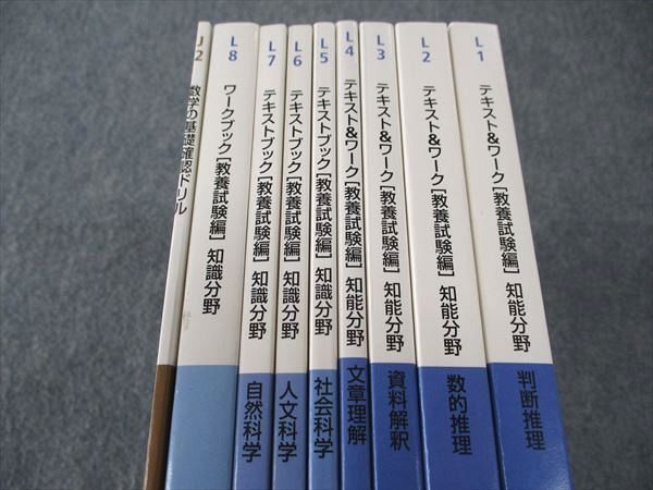 WI05-001 実務教育出版 公務員合格講座 テキスト&ワーク/ブック他 教養試験編 判断推理/他 2022年合格目標 未使用多数 9冊 84L4D_画像2