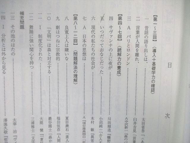 WK01-184 代々木ゼミナール　代ゼミ 早大・上智大現代文 テキスト通年セット 2015 計2冊 13 m0C_画像3