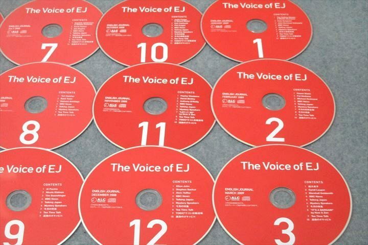 WG26-051 アルク 英語 ENGLISH JOURNAL The Voice of EJ 2008年4月～2009年3月 CD12枚 17s4C_画像5
