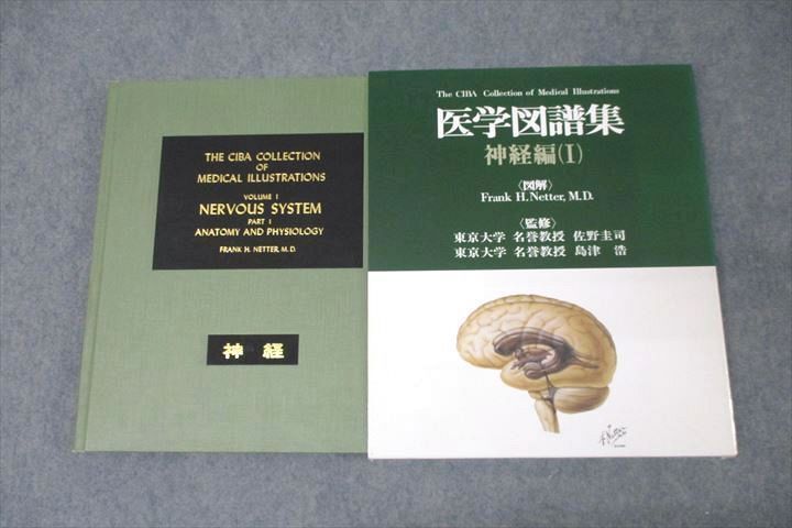 WJ25-070 日本チバガイギー Netter 医学図譜集 神経編(I) 1992 25M3C_画像1