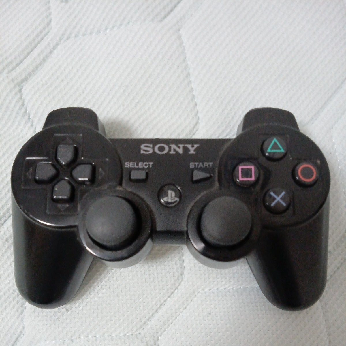 [ утиль ]PlayStation3 для беспроводной управление оригинальный игра накладка двойной амортизаторы 3 DUALSHOCK3 чёрный SIXAXIS