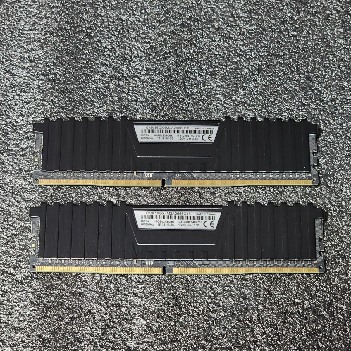 CORSAIR VENGEANCE LPX DDR4-2666MHz 16GB (8GB×2枚キット) CMK16GX4M2A2666C16 動作確認済み デスクトップ用 PCメモリ (2)の画像2