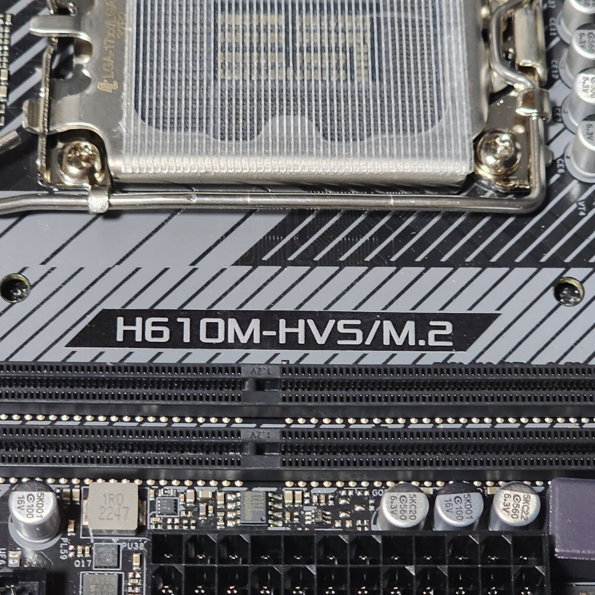 ASRock H610M-HVS/M 2 R2 0 IOパネル付属 LGA1700 MicroATX ASRock H610M-HVS/M 2 R2 0 IOパネル付属 LGA1700 MicroATX