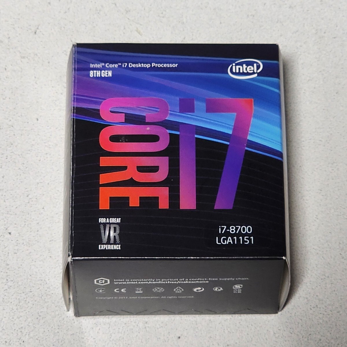 CPU Intel Core i7 8700 3.2GHz 6コア12スレッド CoffeeLake PCパーツ インテル 動作確認済み (2)の画像1