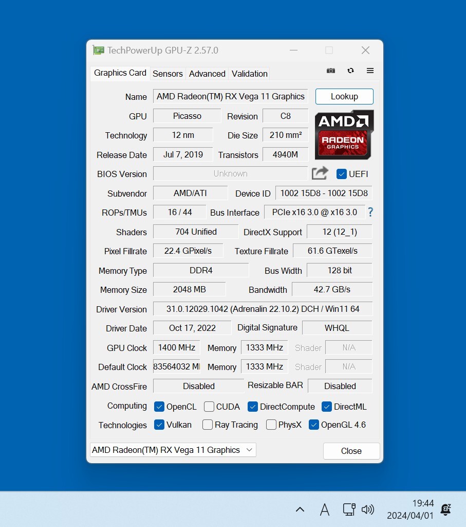 CPU AMD RYZEN5 3400G with Radeon RX Vega11 Graphics 3.7GHz 4コア8スレッド Socket AM4 PCパーツ インテル 動作確認済み (2)の画像9
