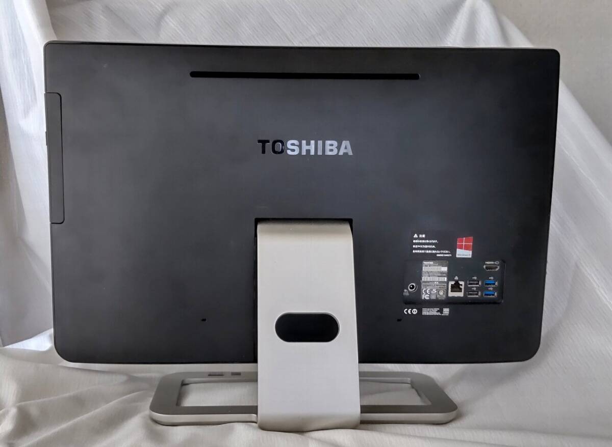 訳アリ品 大画面でテレワーク! フルHD 23型 タッチパネル WEBカメラ 一体型PC 東芝 REGZA PC D513改 第4世代 Core i3 Zoom,Officeの画像3