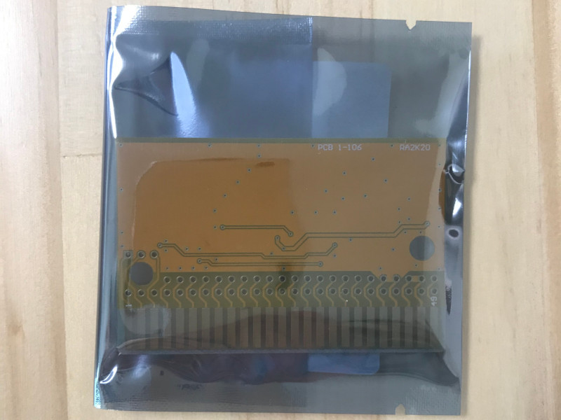 MSX for RAM extension cartridge basis board (64KB implementation settled, cartridge case none )