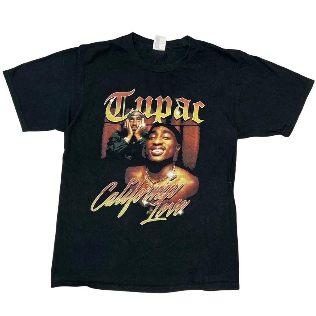 ポート&カンパニー 2PAC 半袖バンドTシャツ ミュージックTラッパーa94 S相当_画像1