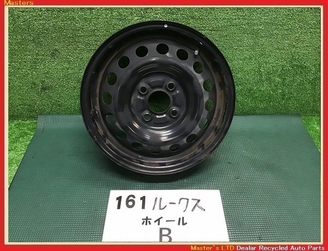 【送料無料】B21A デイズルークス 後期 純正 スチールホイール 14×4.5J 4穴-100 1本のみB 鉄ホイル 40300-6A02Fの画像1