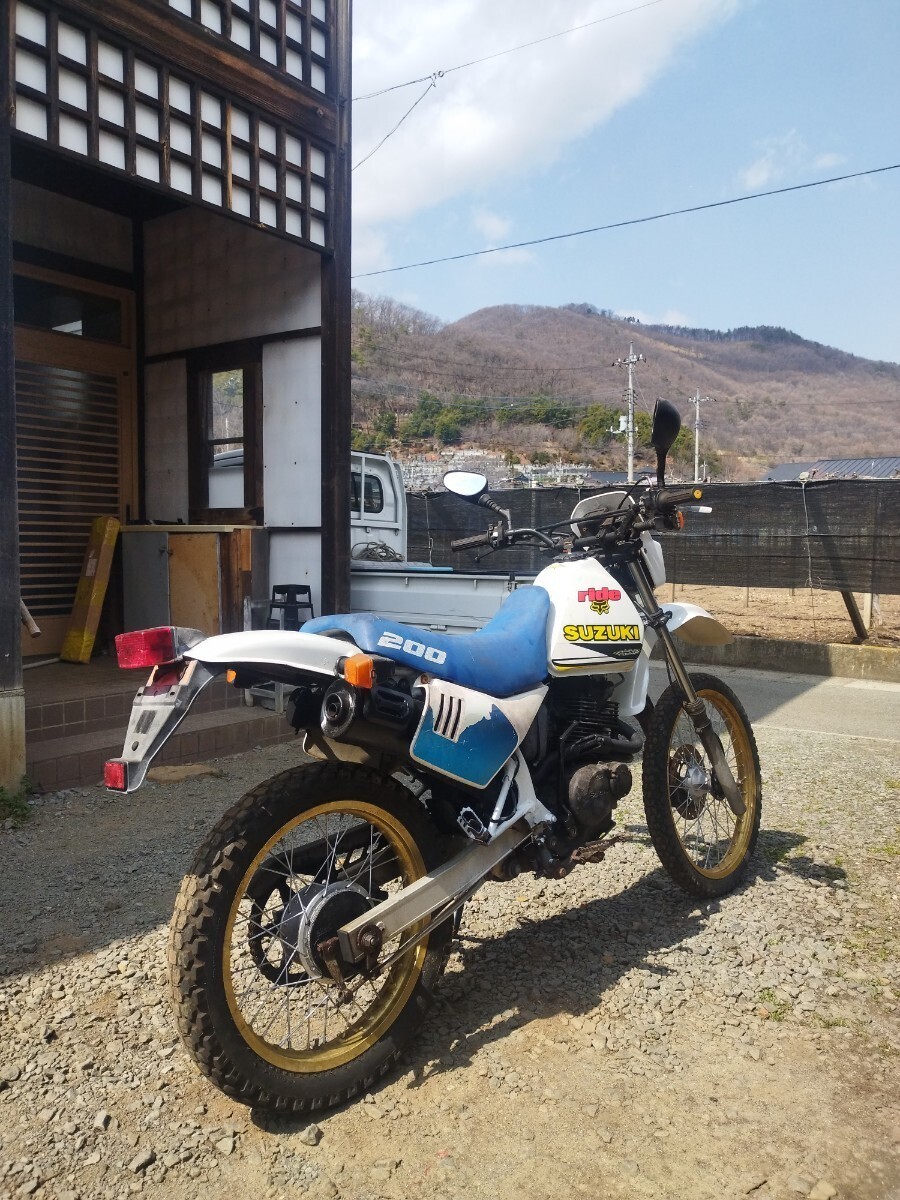 個人 出品 スズキ SX 200 始動OK レストアベース 書類 有 部品取り車_画像6