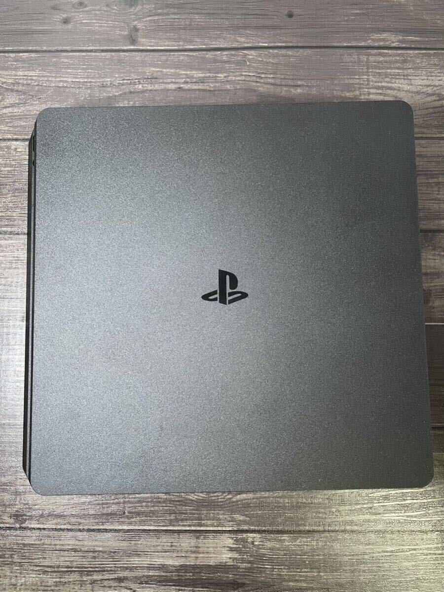 【動作良好！ 】①本体のみ PS4 CUH-2200A 500GB ジェット・ブラック SONY PS4 PS4本体 プレイステーション4 薄型 スリム PlayStation _画像2