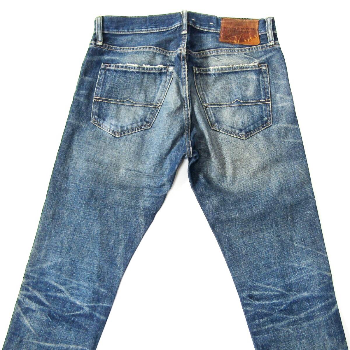 DENIM＆SUPPLYデニムアンドサプライラルフローレン▼テーパードデニム▼ダメージ加工▼30インチ▼ウエスト約84㎝_画像5