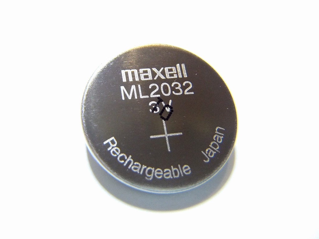 ★【新品・即決】maxell マクセル ML2032 ML系コイン形リチウム二次電池 1個 [並行輸入 バルク品]★_maxell　ML2032　Voltage:3V