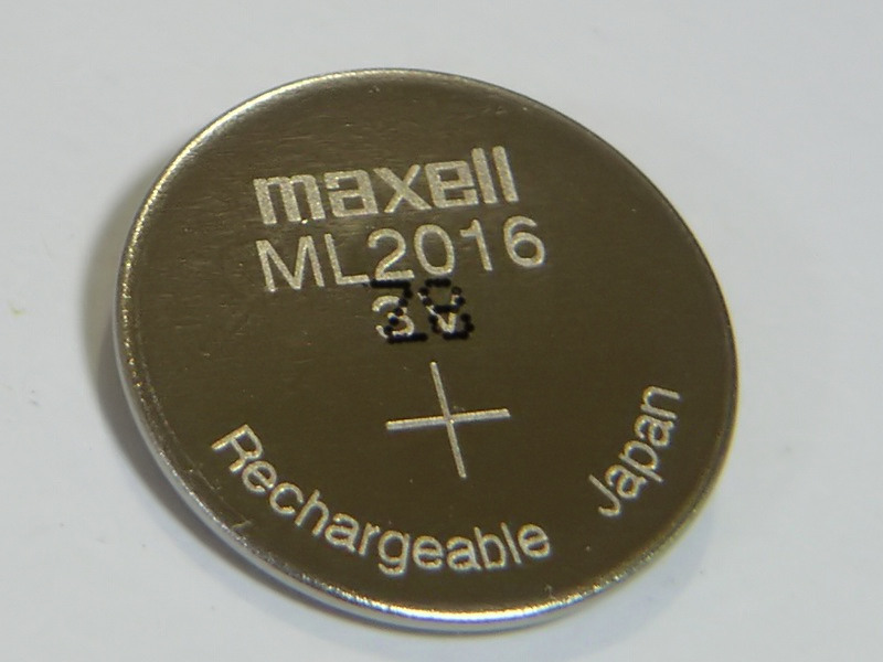 ★★【新品・即決・送料無料】maxell マクセル ML2016 ML系コイン形リチウム二次電池 1個 [並行輸入 バルク品]★★_maxell　ML2016　Voltage:3V