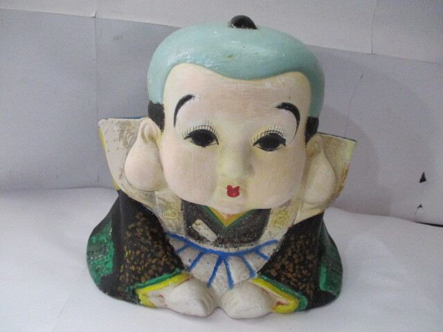 [ south 10 character star 2]043004 Showa Retro luck . savings box ceramics made Showa era 10 year ~20 period 