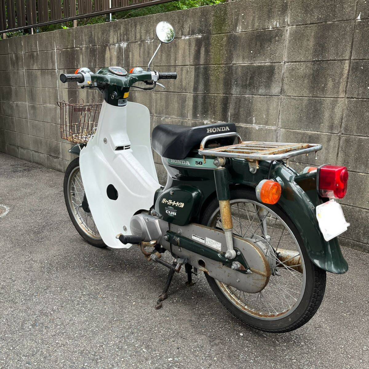 ホンダ　スーパーカブ50 C50 実働車　調子いいです　【福岡県福岡市中央区より】_画像4