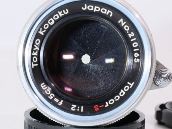 希少良品Topcor-S 50mm F/２ 前期 東京光学 ライカＬ３９レンズの画像7